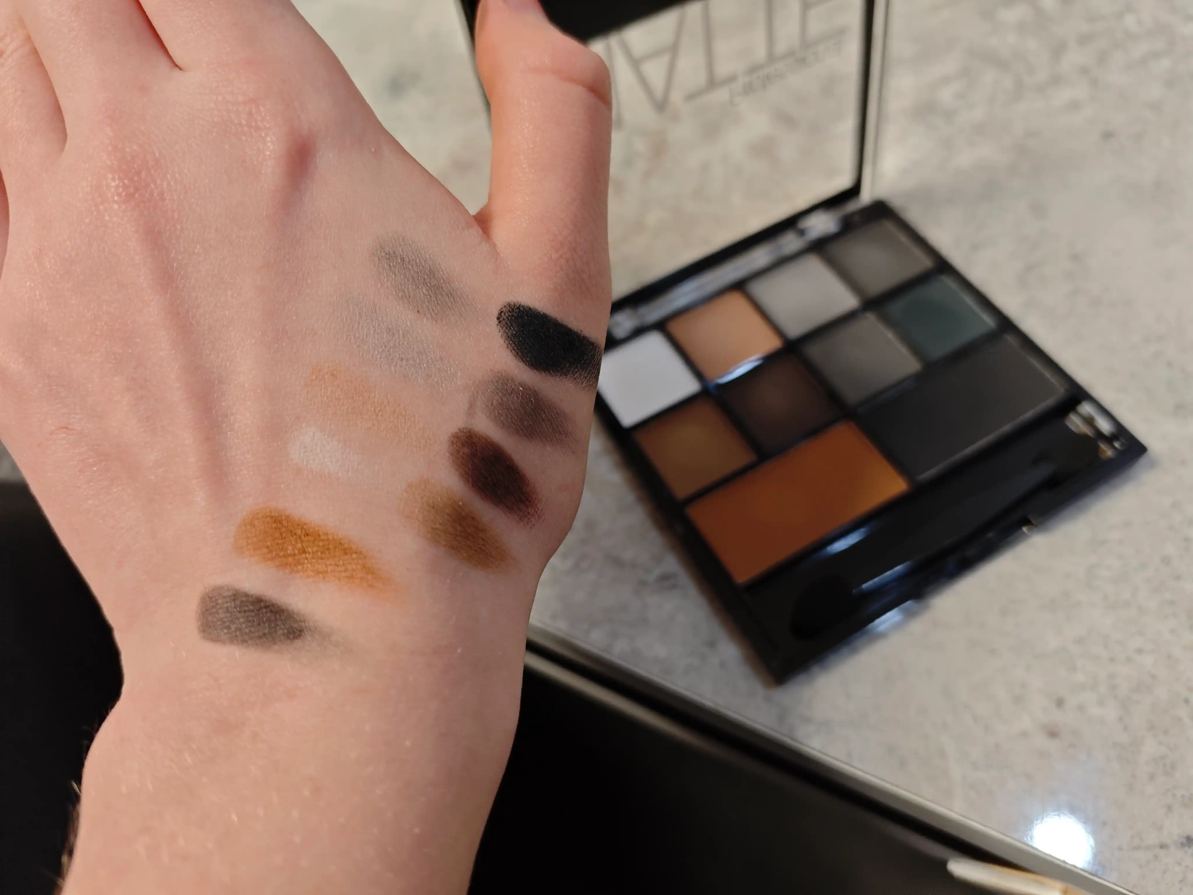 Палитра матовых теней для век, MATTE PROFESSIONAL тени для кожи вокруг глаз, из 10 цветов