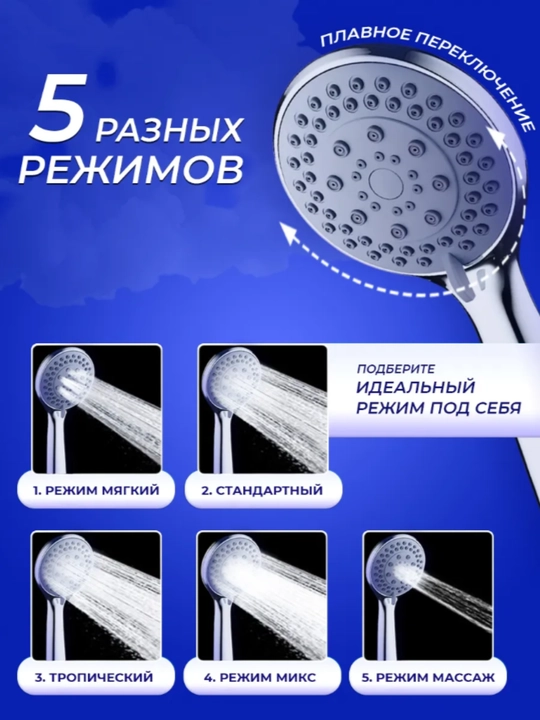 Лейка для душа, массажная