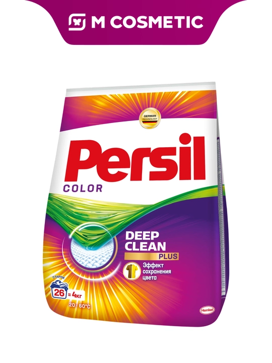 PERSIL kir yuvish kukuni Color Deep Clean Plus, 4 kg