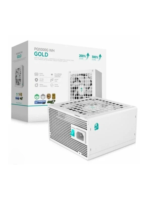 DeepCool PQ1000G WH Блок Питания 1000W, 80 Plus Gold, Full Modular, Белый