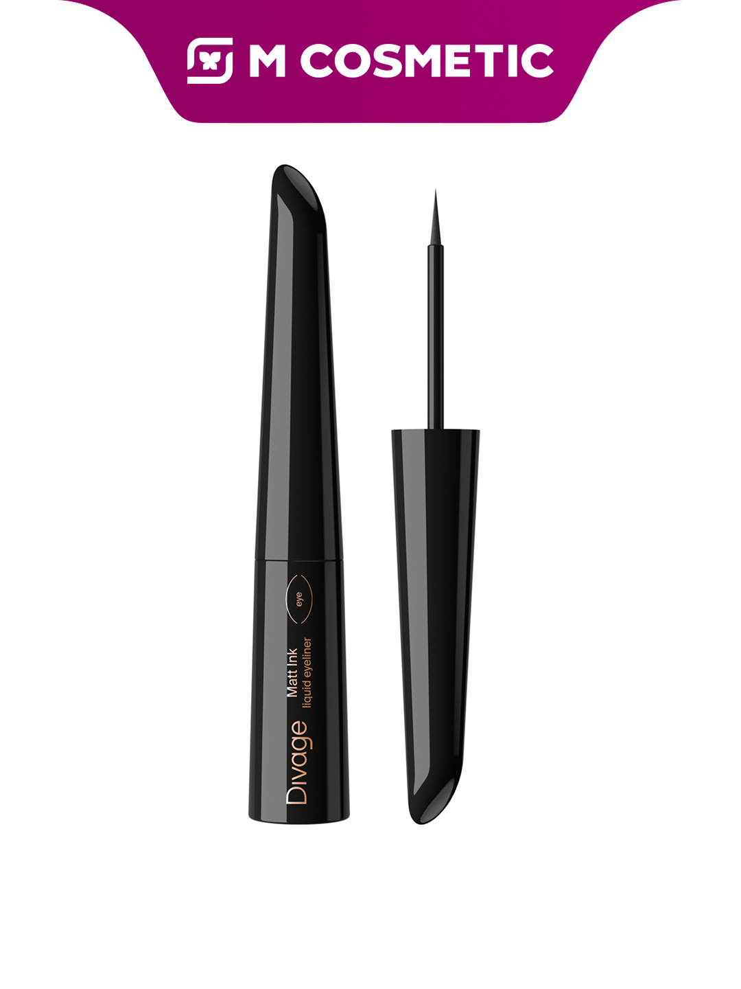 DIVAGE Matt Ink Liquid Eyeliner жидкая матовая подводка, тон 01 черный :24/240 - 