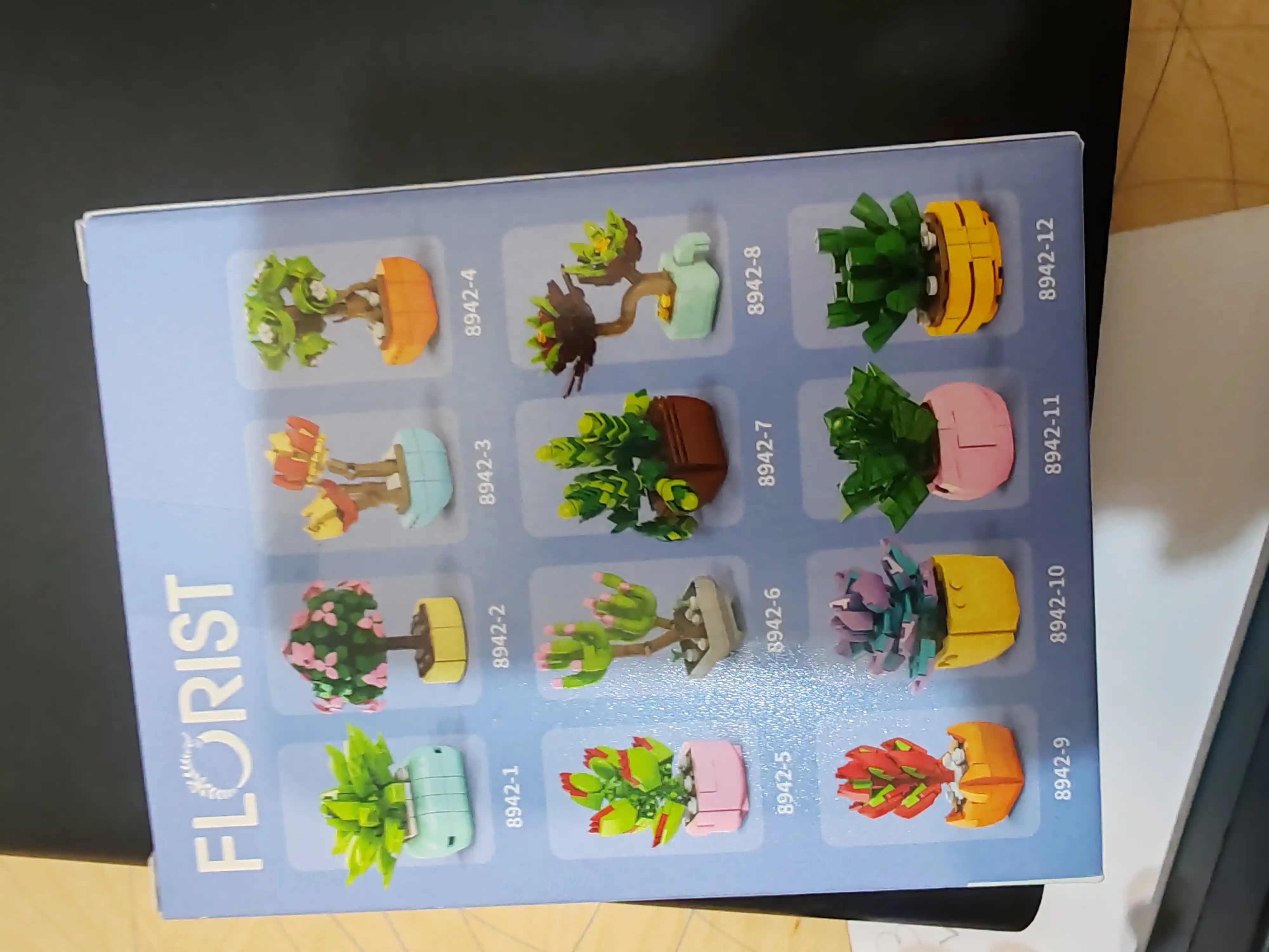 Konstruktor Lego gullar 3D Mini bloklardan, o‘simlik konstruktori
