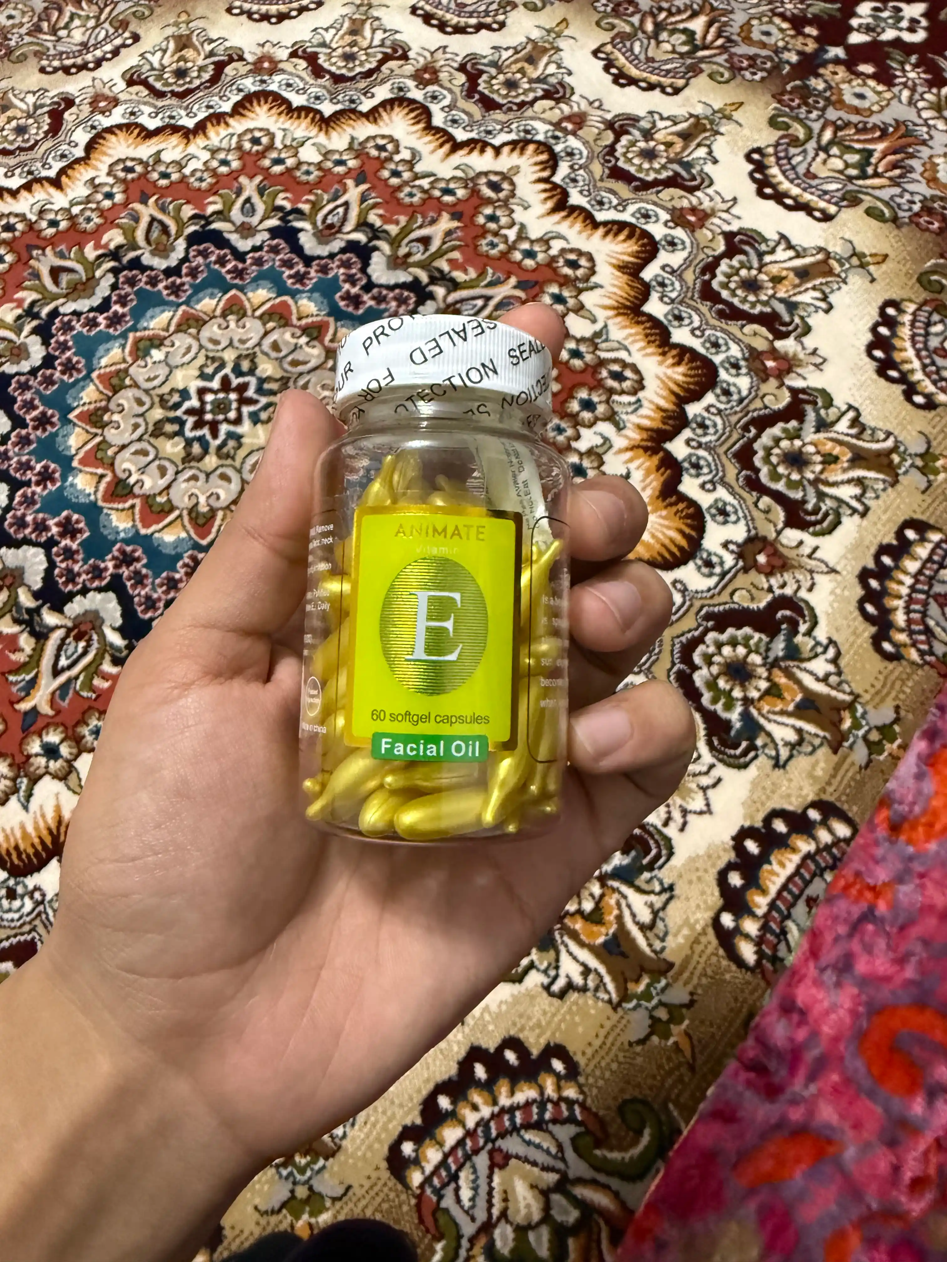 Масло для кожи лица Animate Face Oil, с витамином Е