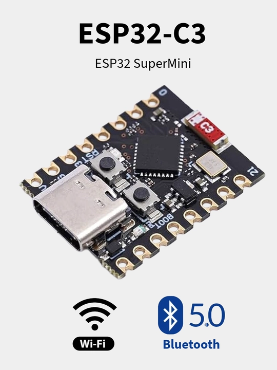 ESP32-C3 Wi-Fi+Bluetooth dasturchi platasi ESP32 SuperMini