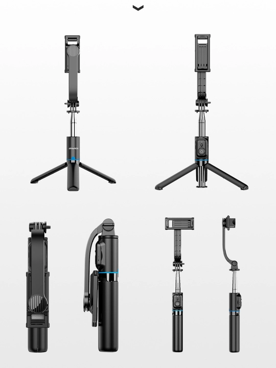 Awei X49 — 3 tasi 1 selfi-palka shtativ, Bluetooth pult, 360° aylanish, monopod, 150 g
