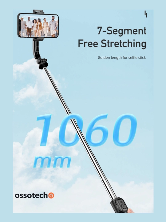 Awei X49 — 3 tasi 1 selfi-palka shtativ, Bluetooth pult, 360° aylanish, monopod, 150 g