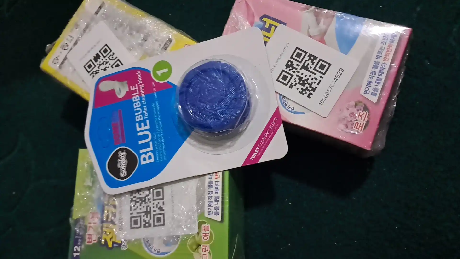 Tualet bachok idishi uchun tabletka, hojatxona uhcun, 1-6 dona, 50 martagacha kok