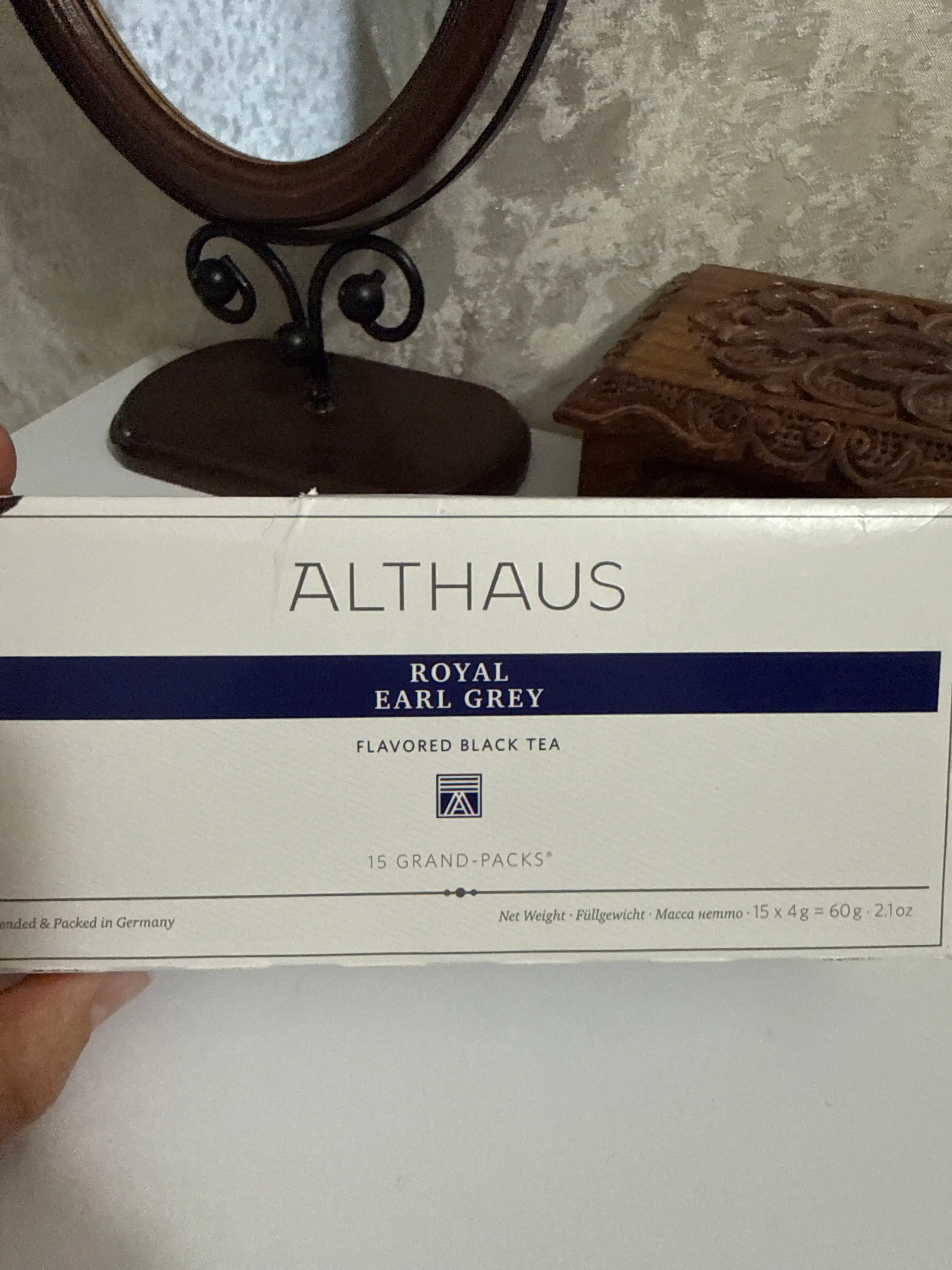 Пакетированный чай для чайников Althaus Grand Packs Royal Earl Grey, 15 шт