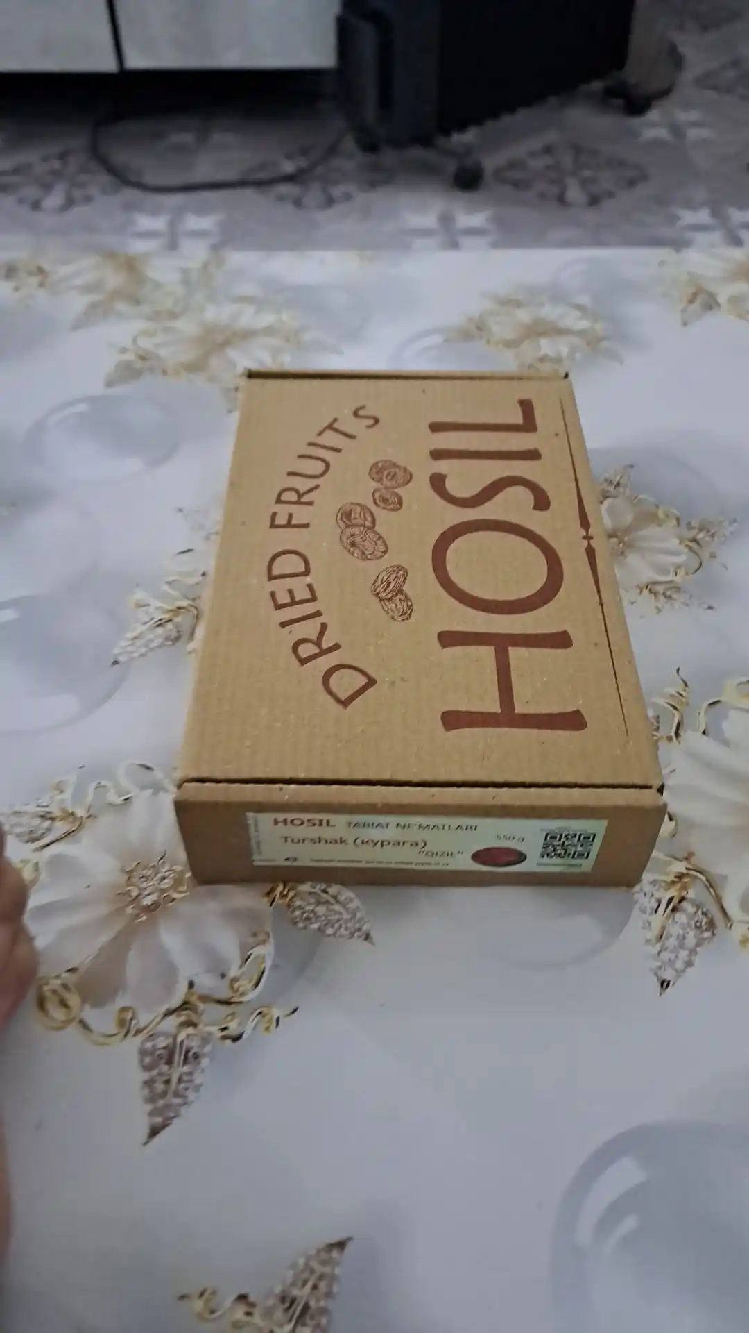 Turshak "Qizil", bargak, danaksiz quritilgan o'rik, 550 g