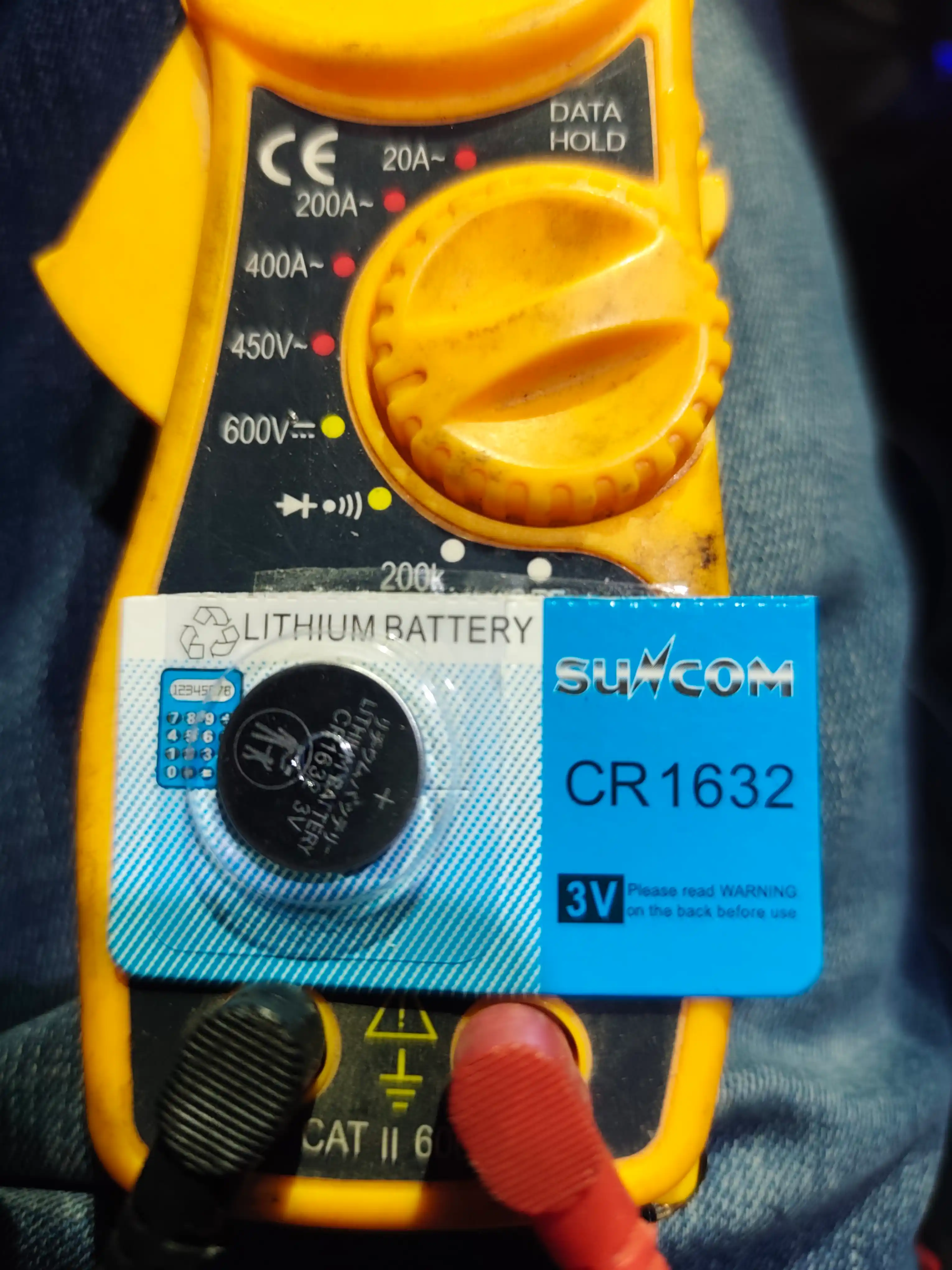 CR1632 batareyka lityum, 1 dona