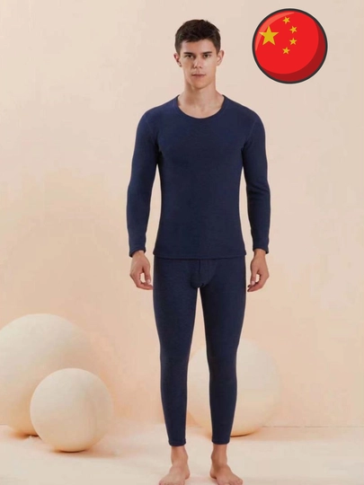 Белье для мужчин, комплект термобелья, хорошо прилегает к телу, Китай