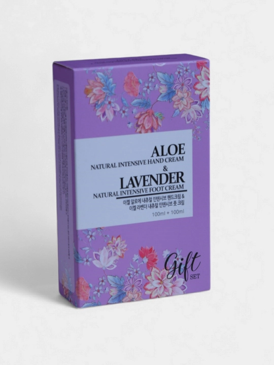 Lavanda + Aloe qo'l va oyoq kremi to'plami - 