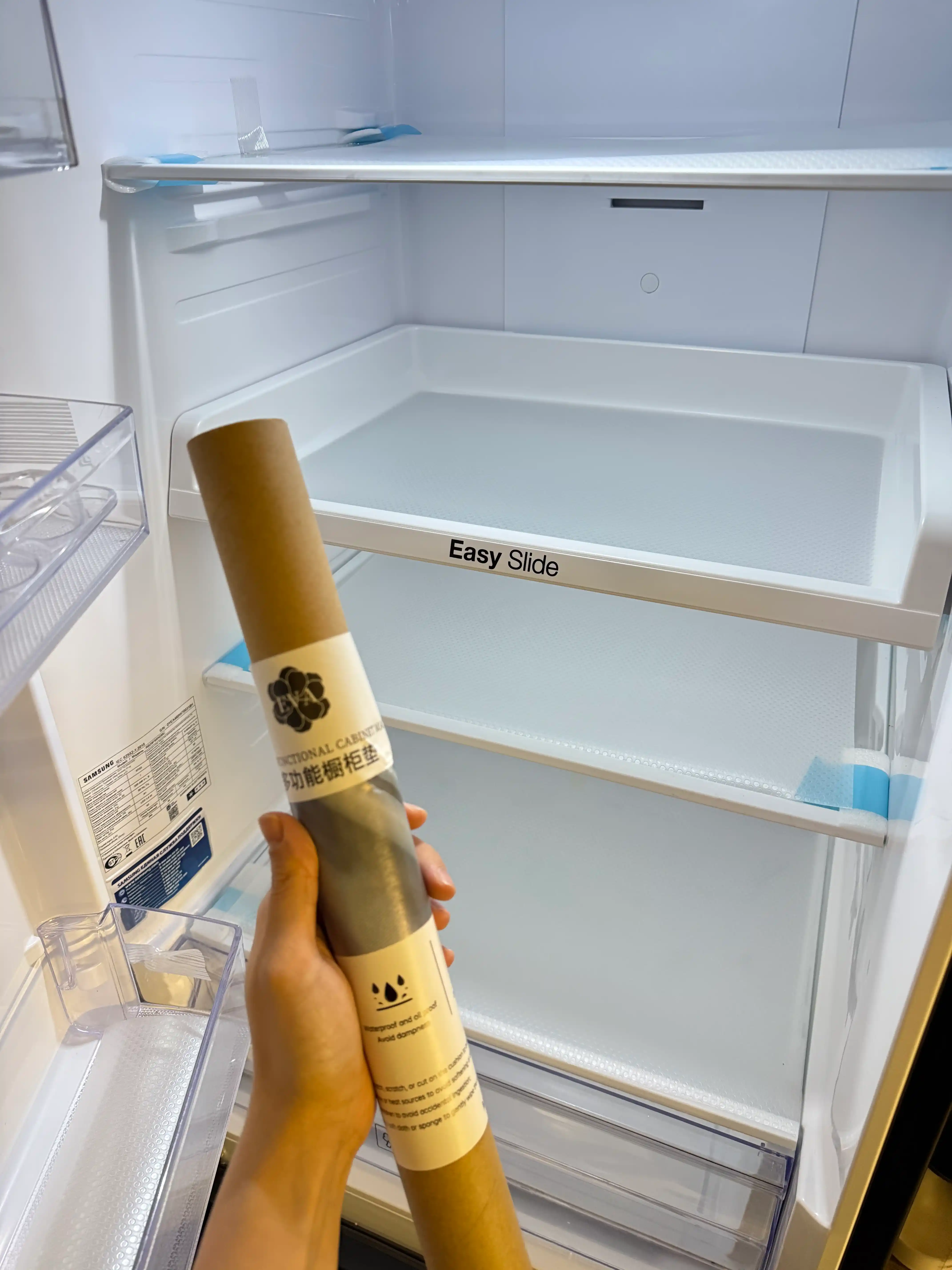 Cиликоновый, противоскользящий коврик в рулоне, для холодильника и полок-3,2 и 1,5 метра