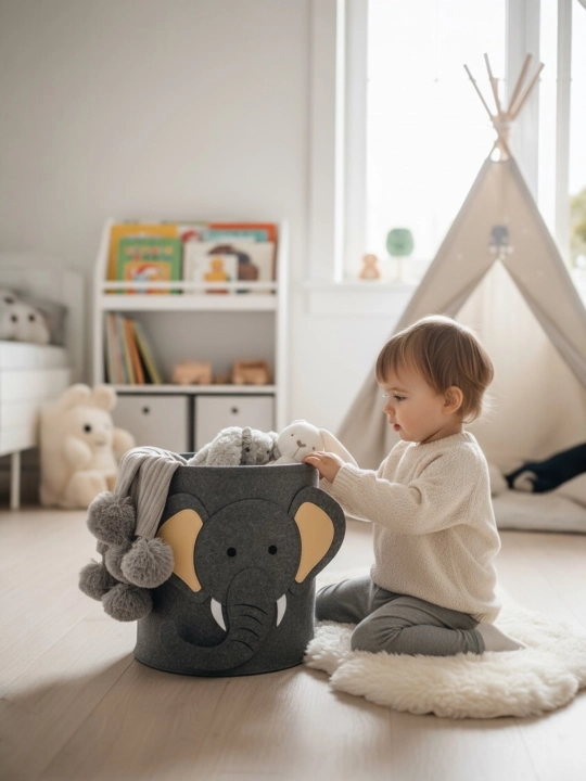 Органайзер для хранения белья, игрушек, одежды, корзина