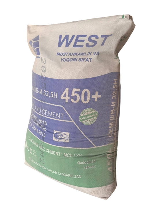 450 marka sement — yuqori mustahkam portlandsement, 50 kg xalta - 