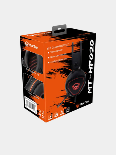 Meetion MT-HP020 o'yin garniturasi - Stereo tovush, shovqinsiz, LED yoritish, quloqchin