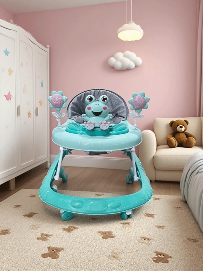 Ходунки для малышей "Baby Walker 809S" с игрушками и музыкальной лягушкой