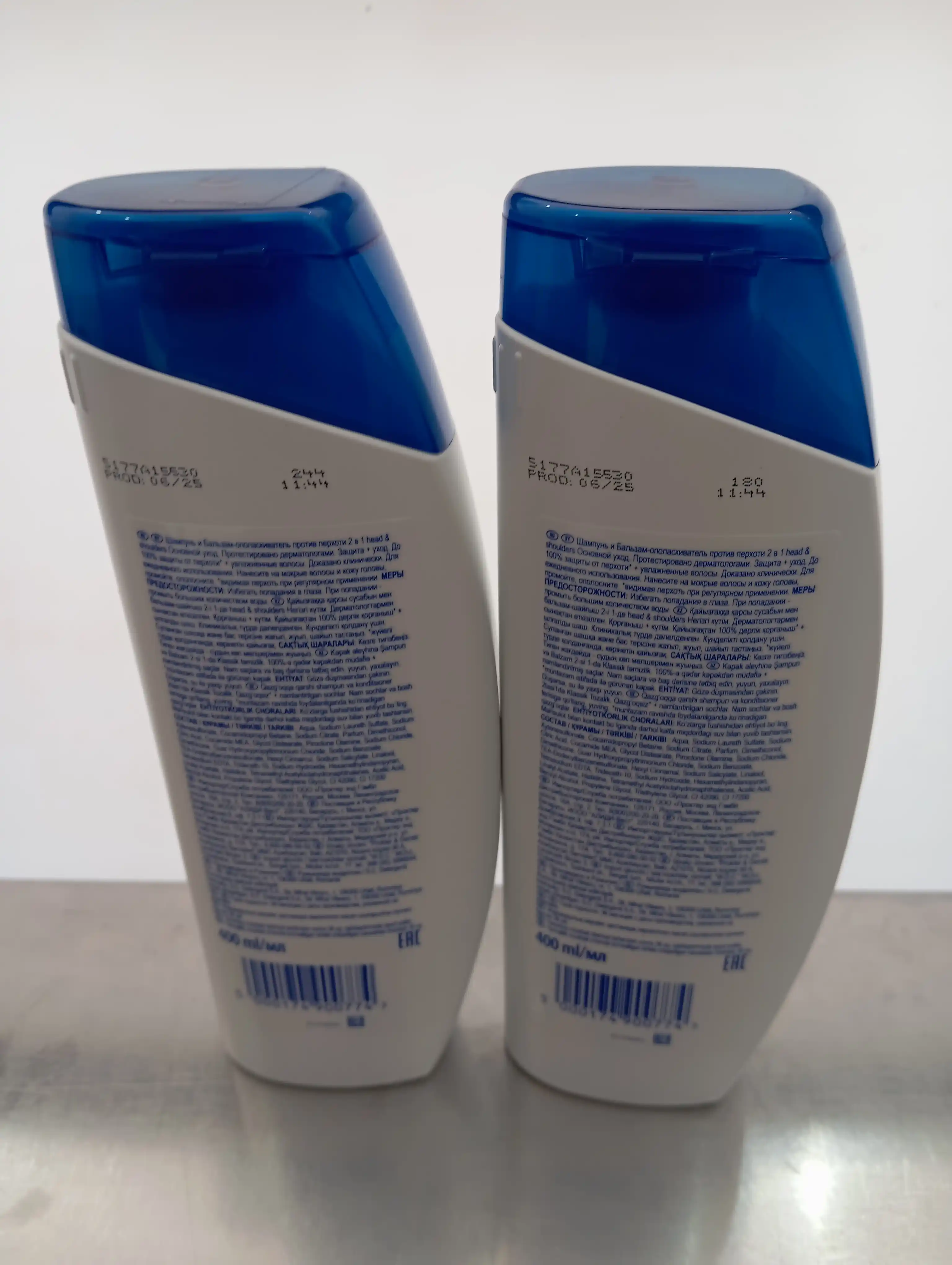 Head&Shoulders, шампунь от перхоти и бальзам для волос "Основной уход" 2 в 1, 400 мл