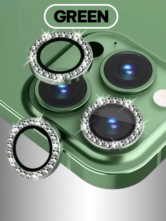 IPhone 11, 12, 13 mini, 14, 15, 16, 17 Pro, Pro Max kameralari uchun himoya oynasi