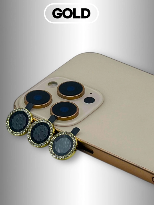 IPhone 11, 12, 13 mini, 14, 15, 16, 17 Pro, Pro Max kameralari uchun himoya oynasi