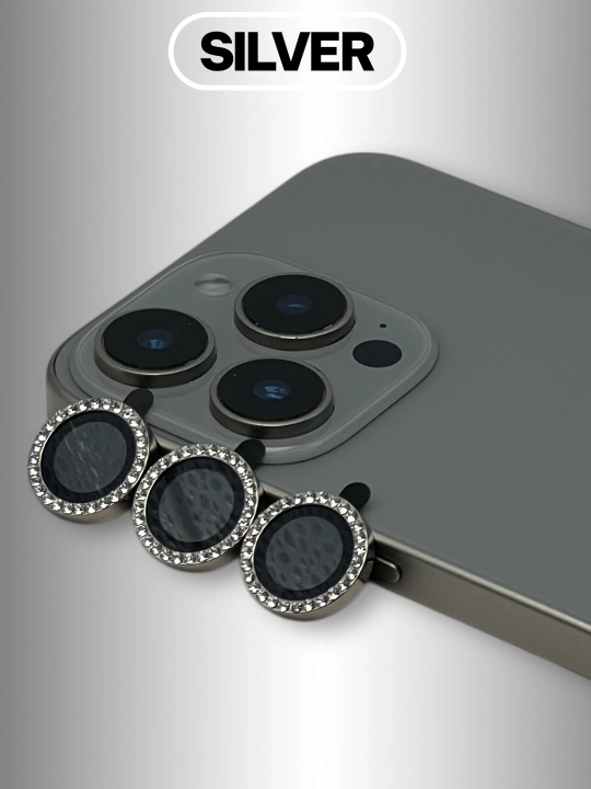 IPhone 11, 12, 13 mini, 14, 15, 16, 17 Pro, Pro Max kameralari uchun himoya oynasi