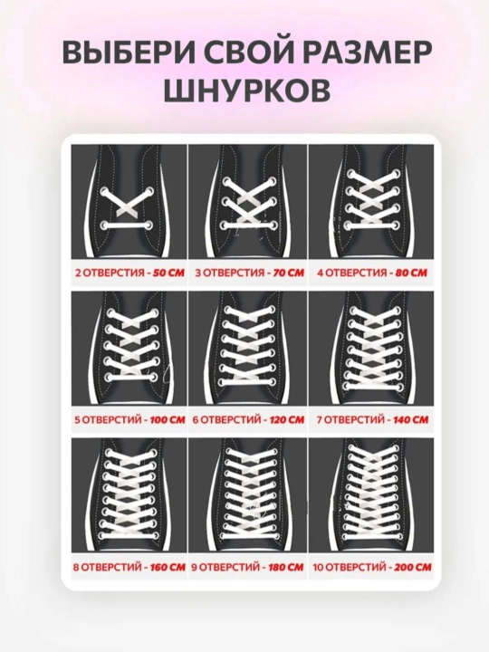 Шнурки кружевные
