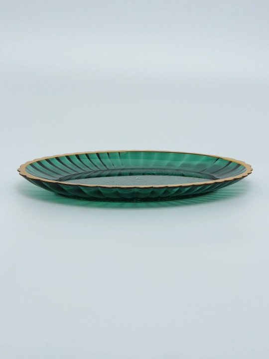 “Gold Classic” plastik likopchalar to‘plami, 6 dona, oval