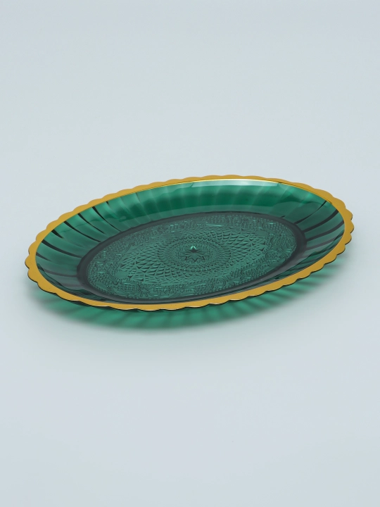 “Gold Classic” plastik likopchalar to‘plami, 6 dona, oval