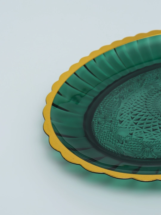 “Gold Classic” plastik likopchalar to‘plami, 6 dona, oval