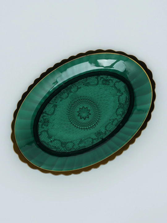 “Gold Classic” plastik likopchalar to‘plami, 6 dona, oval