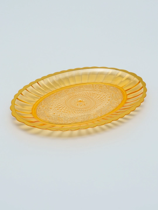 “Gold Classic” plastik likopchalar to‘plami, 6 dona, oval