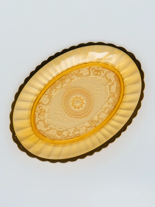 “Gold Classic” plastik likopchalar to‘plami, 6 dona, oval