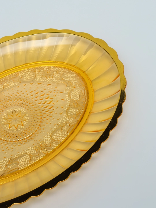 “Gold Classic” plastik likopchalar to‘plami, 6 dona, oval