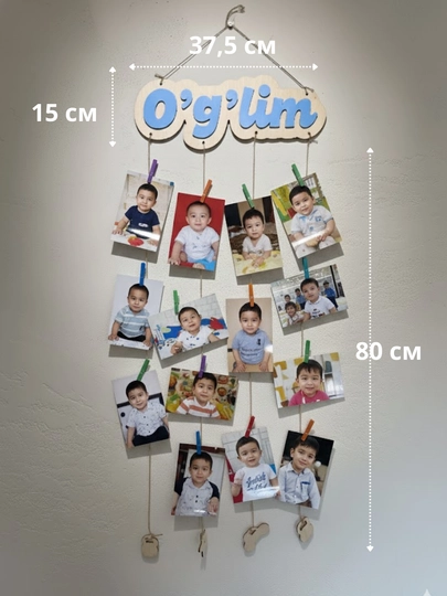 Fotoramka panno, devor uchun organayzer va xona uchun organayzer