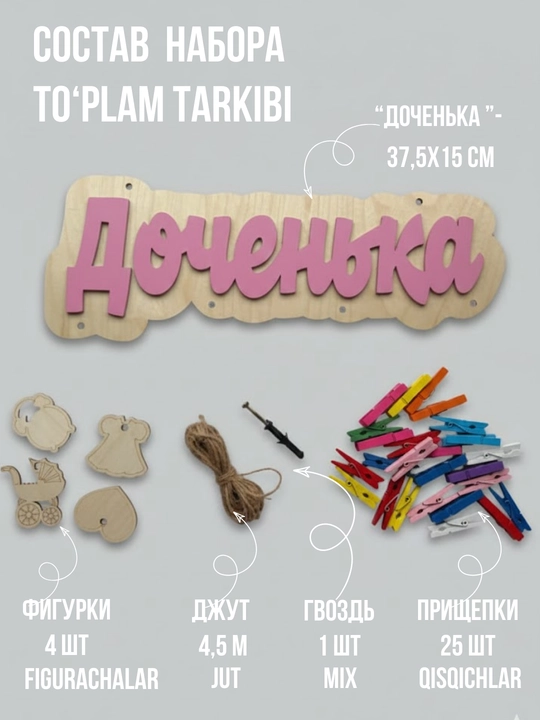 Fotoramka panno, devor uchun organayzer va xona uchun organayzer