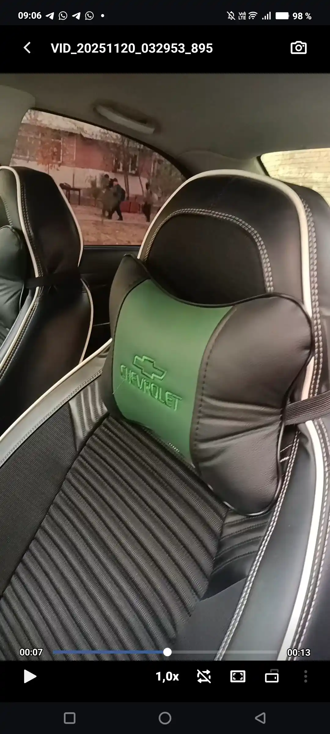 Avtomobil yostiqchasi (2 dona)