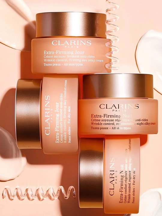 Дневной и ночной увлажняющий и питательный крем для лица от Clarins