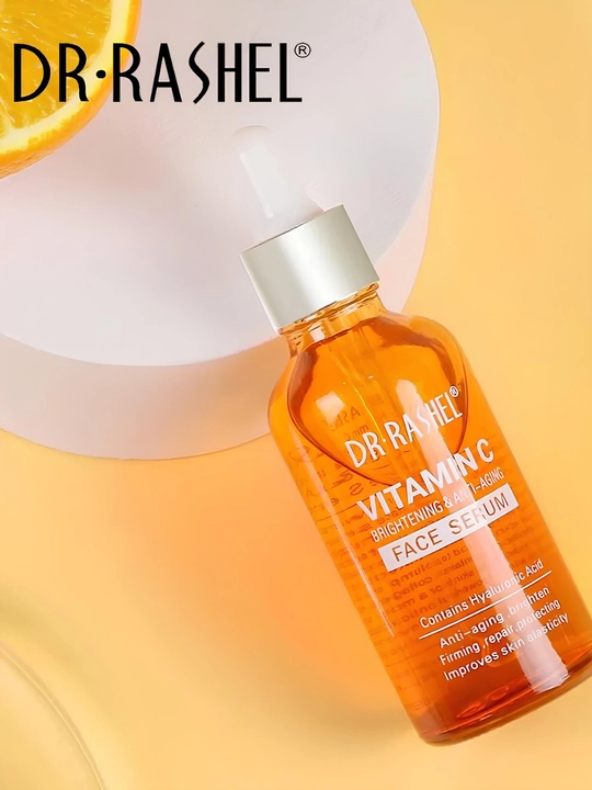 Teng rang yuz terisi uchun C vitaminli Dr. Rashel yorug‘lashtiruvchi serumi, zardob 100 ml