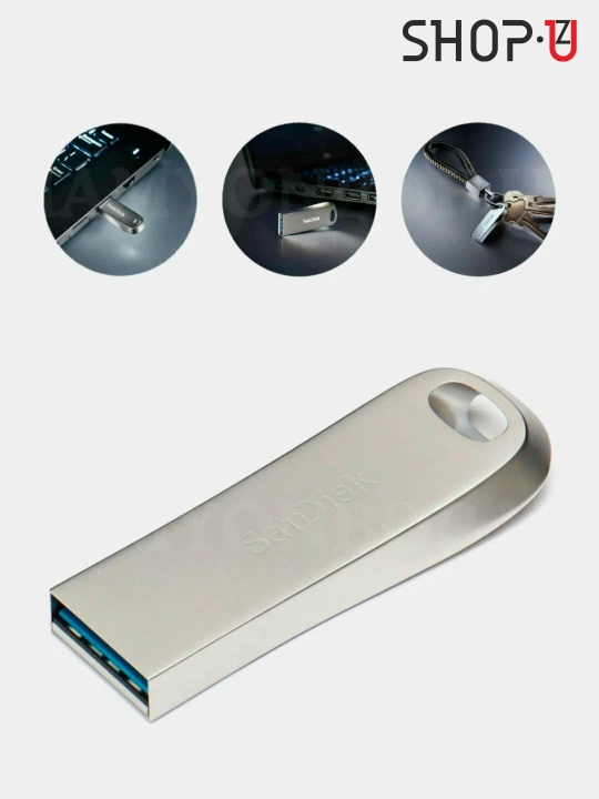 Флешка SanDisk Ultra Luxe USB 3.1 / Ultra Micro USB 2, 4, 8, 16, 32, 64, 128, 256 ГБ