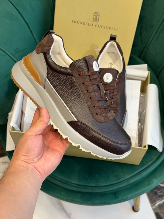 Brunello Cucinelli erkaklar charm krossovkalari, o‘lchamlar 40–44