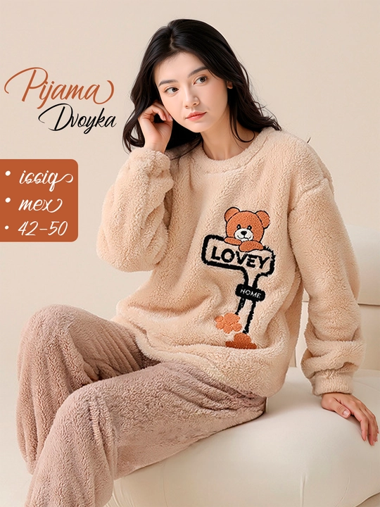 Ayollar momiq pijamasi