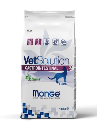 Корм для кошек Monge VetSolution Gastrointestinal беззерновой ветеринарный 1.5кг