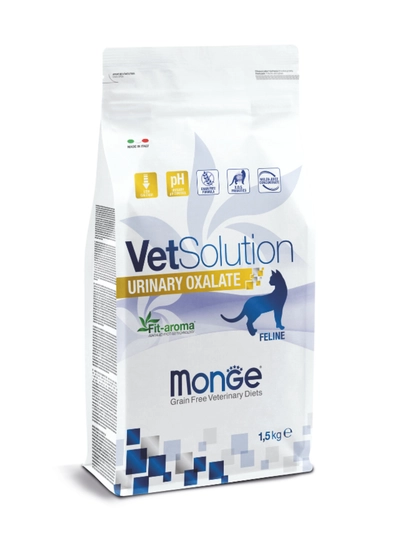 Корм для кошек Monge VetSolution Urinary Oxalate беззерновой ветеринарный 1.5 кг