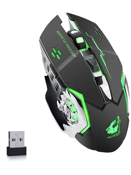 T-WOLF Gaming sichqoncha – qulay, tezkor va yorqin 