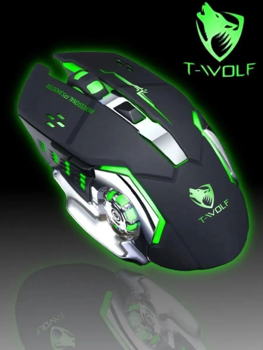 T-WOLF Gaming sichqoncha – qulay, tezkor va yorqin 