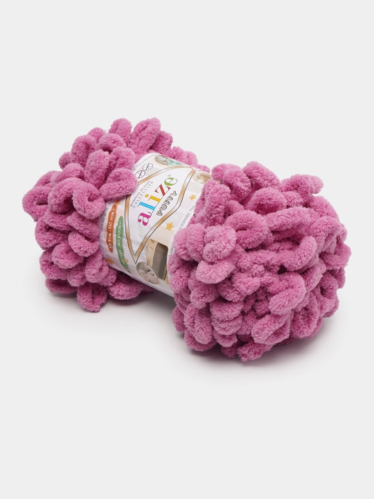 Пряжа Alize Puffy - 100 г, 9 м, 100% полиэстер, в упаковке 1 шт