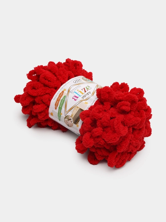 Пряжа Alize Puffy - 100 г, 9 м, 100% полиэстер, в упаковке 1 шт