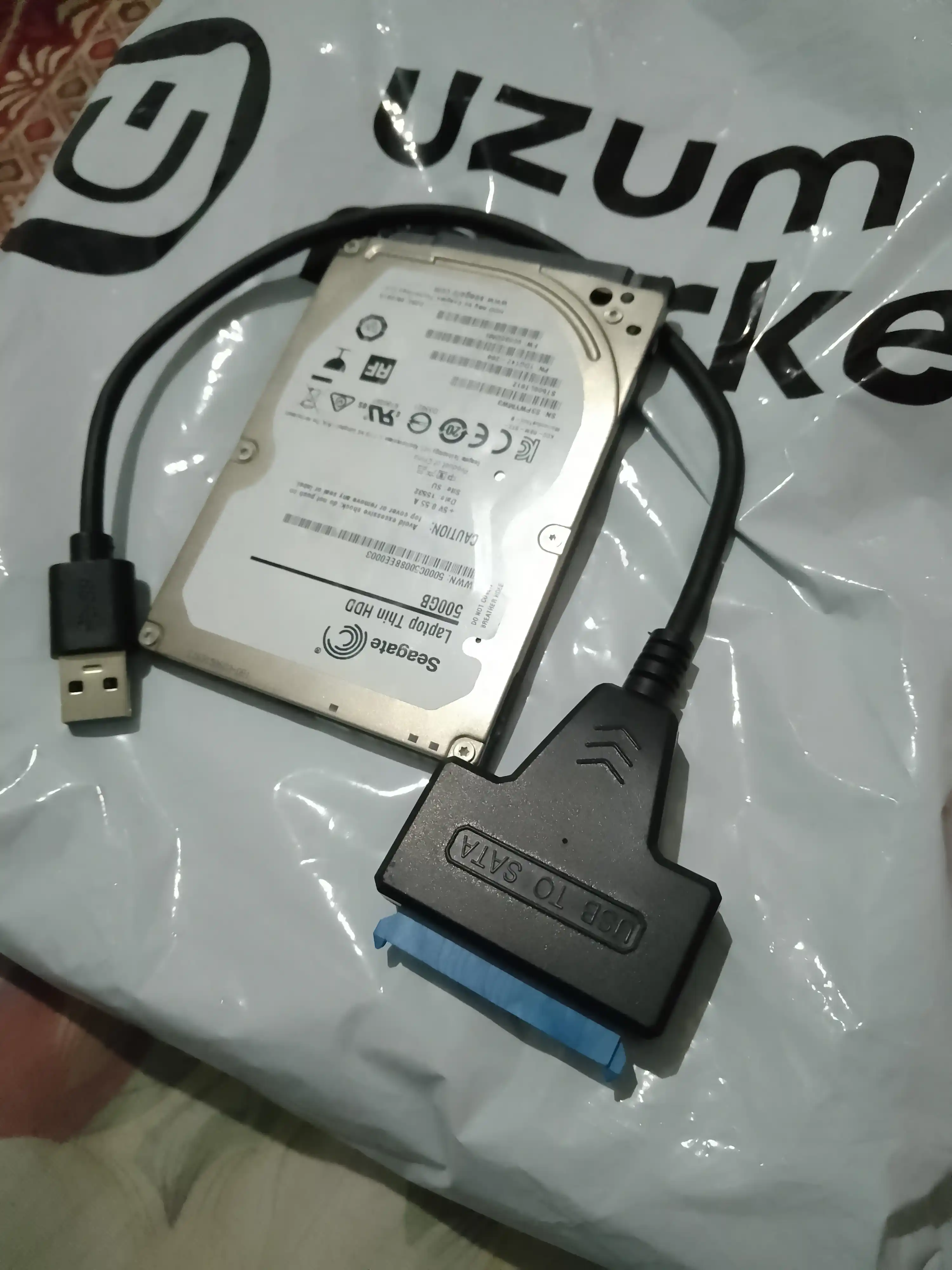 Aдаптер USB-SATA lll кабель-переходник USB 3.0 для SSD-HDD 2'5