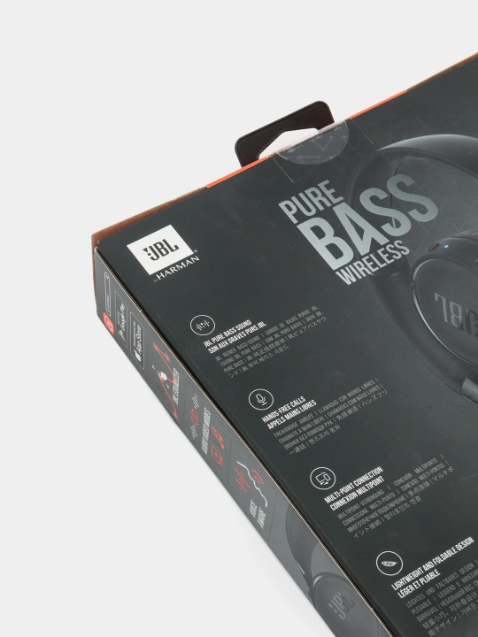 Bluetooth наушники JBL Tune 520BT Black – до 57 ч работы, Pure Bass, с микрофоном
