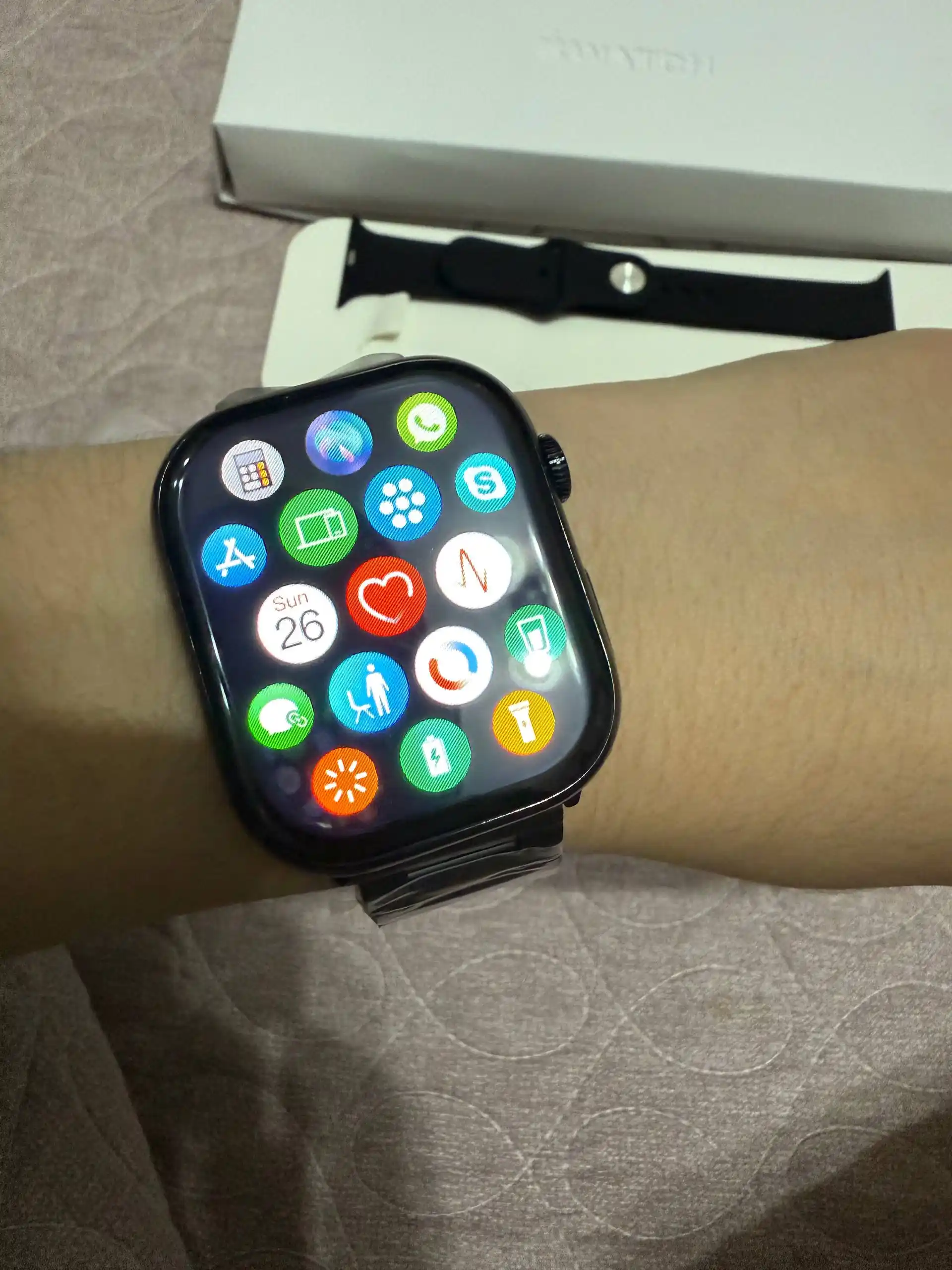 Aqlli soat Smart Watch Series 11, 46 mm, Jet Black Aluminum Case, Sport Band